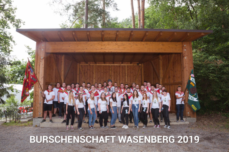 Mehr über den Artikel erfahren Gruppenfoto Burschenschaft Wasenberg – 19.07.2019